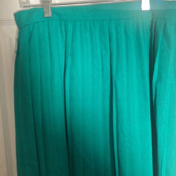 Starshine Sunshine 2PC Green Pleated Skirt Set NWT Vintage - Picture 6 of 7